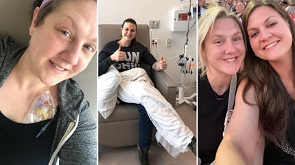Sisters Heather Russell and Courtney Vigars were diagnosed with colorectal cancer less than one year apart. 